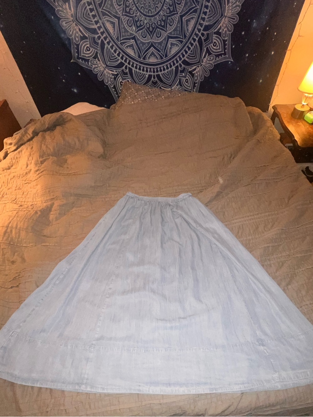 aerie Light Blue Circle Skirt